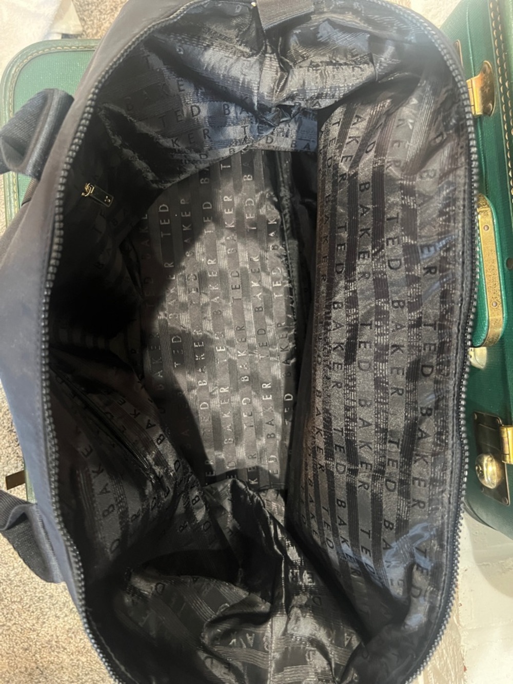 Ted Baker Black Nylon Duffel Tote Bag - Picture 5 of 7